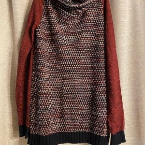 Multicolored Turtleneck Sweater